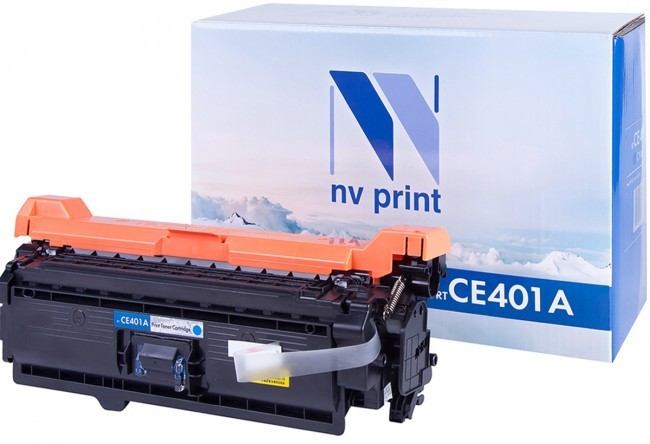 Картридж NVP совместимый NV-CE401A Cyan для HP Color LaserJet 500 M575dn/ 500 M575f/ M575c/ 500 M551dn/ 500 M551n/ 500 M551xh/ 500 M570dn/ 500 M570dw (6000k) [new]