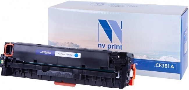 Картридж NVP совместимый NV-CF381A Cyan для HP Color LaserJet M476dn/ M476dw/ M476nw (2700k) [new]