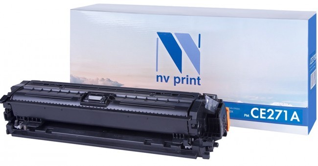 Картридж NVP совместимый NV-CE271A Cyan для HP Color LaserJet CP5525dn/ CP5525n/ CP5525xh/ M750dn/ M750n/ M750xh (15000k) [reman]