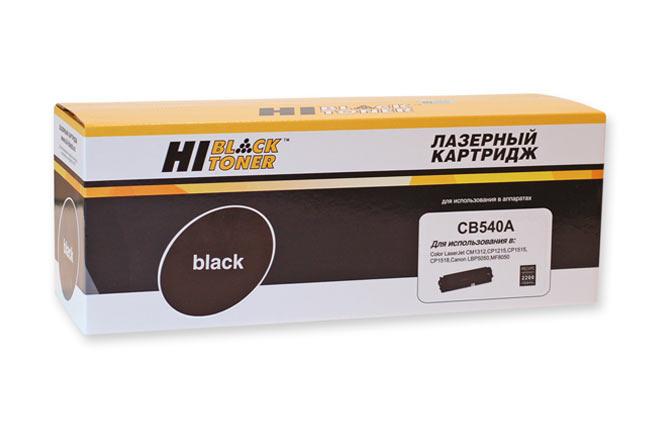 Картридж Hi-Black (HB-CB540A) для HP CLJ CM1300/CM1312/CP1210/CP1215, Bk, 2,2K