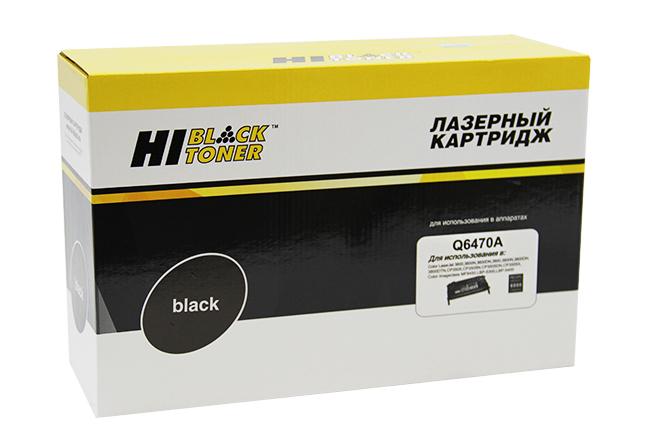 Картридж Hi-Black (HB-Q6470A) для HP CLJ 3600/3800/CP3505 Универс., Восстанов., Bk, 6K