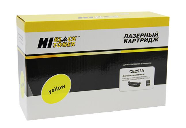 Картридж Hi-Black (HB-CE252A) для HP CLJ CP3525/CM3530, Восстановленный, Y, 7K