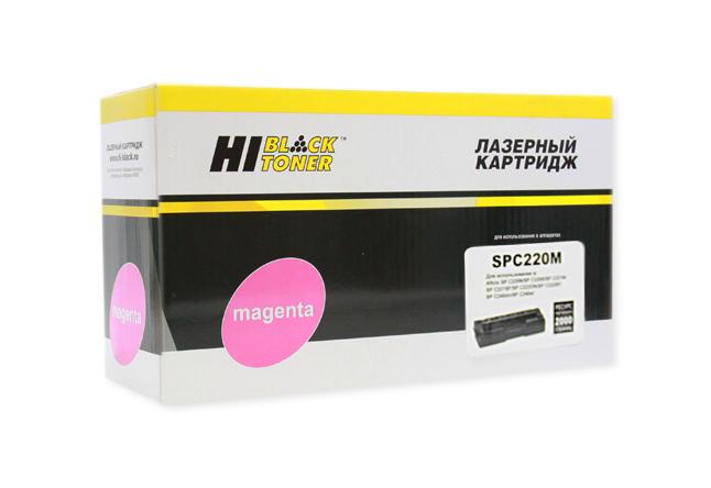 Картридж Hi-Black (HB-SPC220M) для Ricoh Aficio SPC220DN/C221DN/C222SF/C240DN, M, 2K