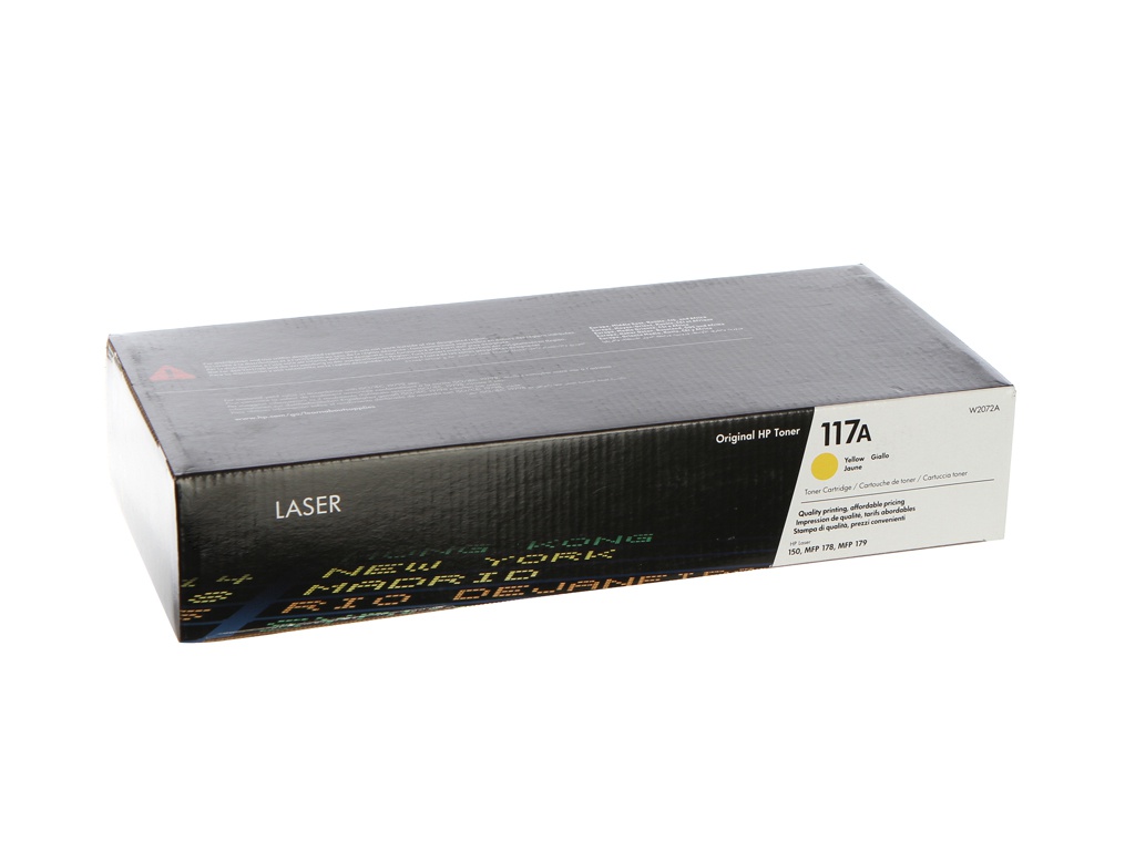 Картридж 117 для HP Laser 150/MFP 178/179, 0,7К (О) жёлтый W2072A