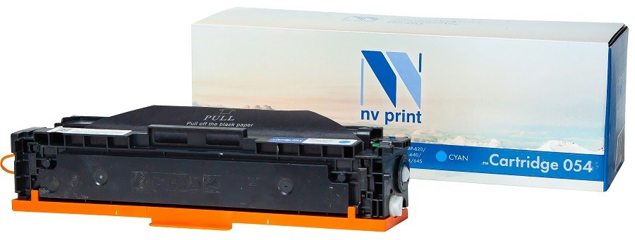 Картридж совместимый NVP NV-054 Cyan для Canon i-Sensys LBP-620/621/623/640/MF-640/641/642/643/644/645 (1200k) [new]
