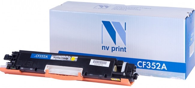 Картридж NVP совместимый NV-CF352A Yellow для HP Color LaserJet Pro M176n/ M177fw (1000k) [reman]