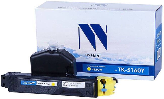 Картридж NVP совместимый NV-TK-5160 Yellow для Kyocera ECOSYS P7040cdn (12000k) [new]