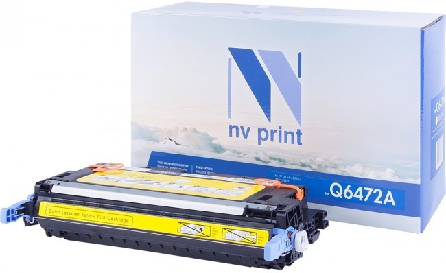 Картридж NVP совместимый NV-Q6472A Yellow для HP Color LaserJet 3600N/ 3600DN/ 3600 (4000k) [reman]
