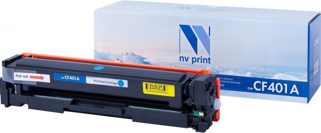 Картридж NVP совместимый NV-CF401A Cyan для HP Color LaserJet Pro M252dw/ M252n/ M274n/ M277dw/ M277n (1400k) [new]