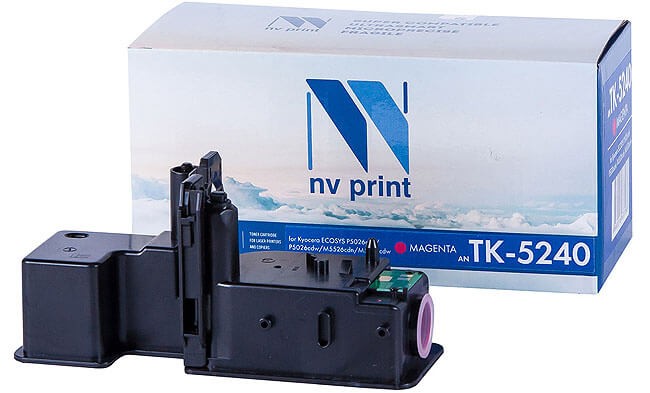 Картридж NVP совместимый NV-TK-5240 Magenta для Kyocera Ecosys P5026cdn/P5026cdw/M5526cdn/M5526cdw (3000k) [new]