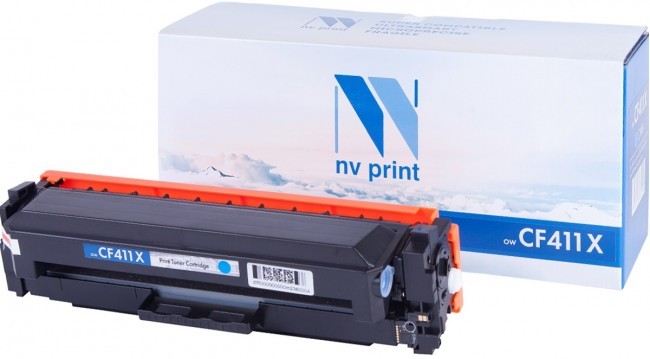 Картридж NVP совместимый NV-CF411X Cyan для HP Color LaserJet Pro M377dw/ M477fdn/ M477fdw/ M477fnw/ M452dn/ M452nw (5000k) [new]