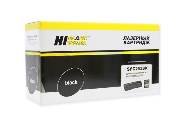 Картридж Hi-Black (HB-SPC252Bk) для Ricoh Aficio SPC252DN/C252SF/SPC262DNw/SPC262SFNw, Bk, 6,5K