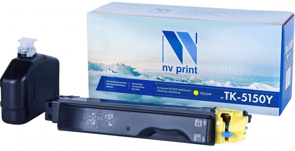 Картридж NVP совместимый NV-TK-5150 Yellow для Kyocera ECOSYS M6035cidn/ M6535cidn/ P6035cdn (10000k) [new]