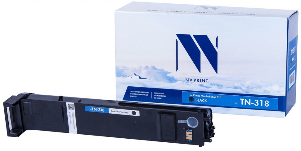 Тонер-картридж NVP совместимый NV-TN-318 Black для Konica-Minolta bizhub: C20/ C20P (8000k) [new]