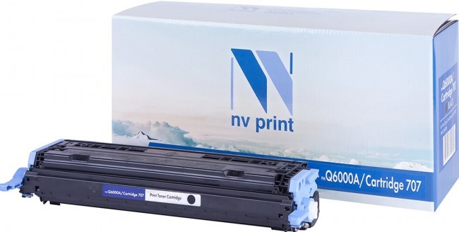 Картридж NVP совместимый NV-Q6000A/NV-707 Black универсальные для HP/Canon Color LaserJet 1600/ 2600n/ 2605/ 2605dn/ 2605dtn/ LBP 5000 i-Sensys Laser Shot/ 5100 (2500k) [reman]