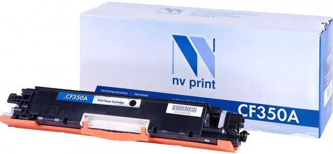 Картридж NVP совместимый NV-CF350A Black для HP Color LaserJet Pro M176n/ M177fw (1300k) [reman]